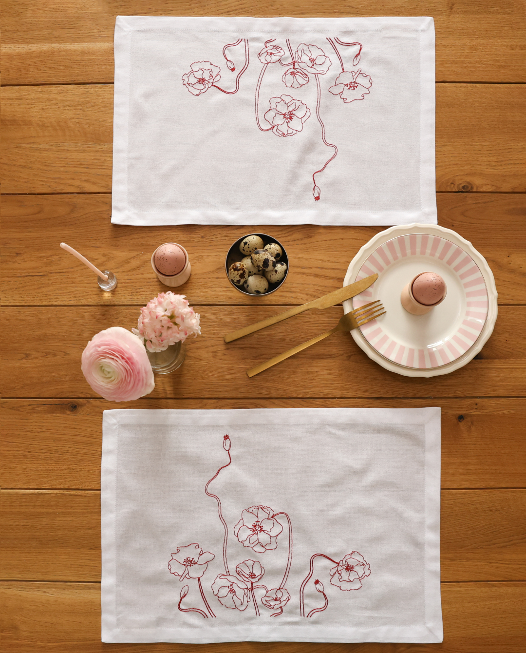 Set of napkins "Poppy Blossom"