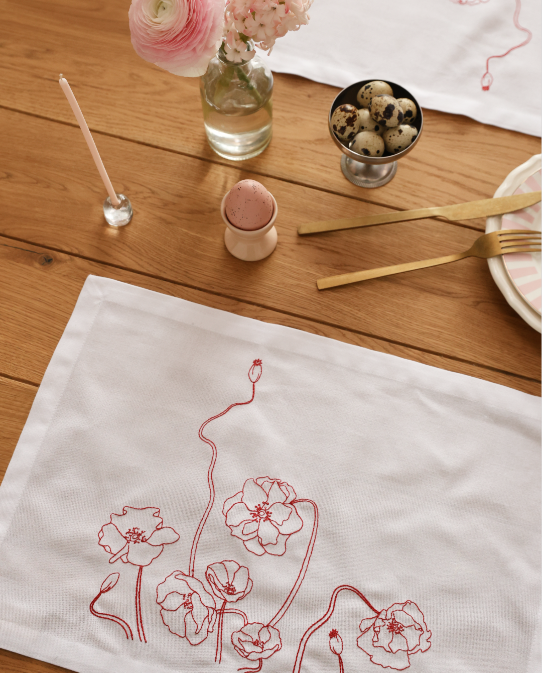 Set of napkins "Poppy Blossom"
