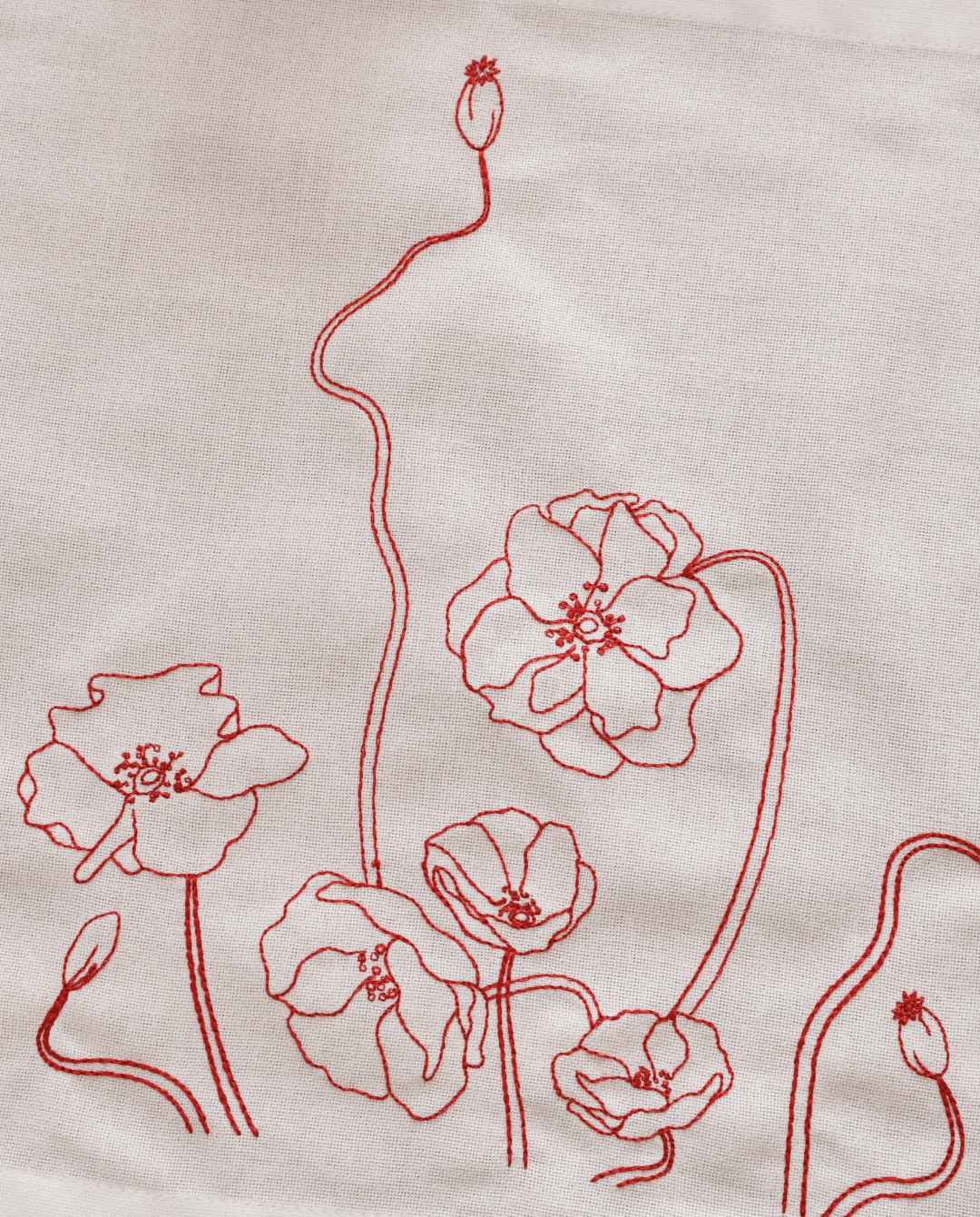Set of napkins "Poppy Blossom"