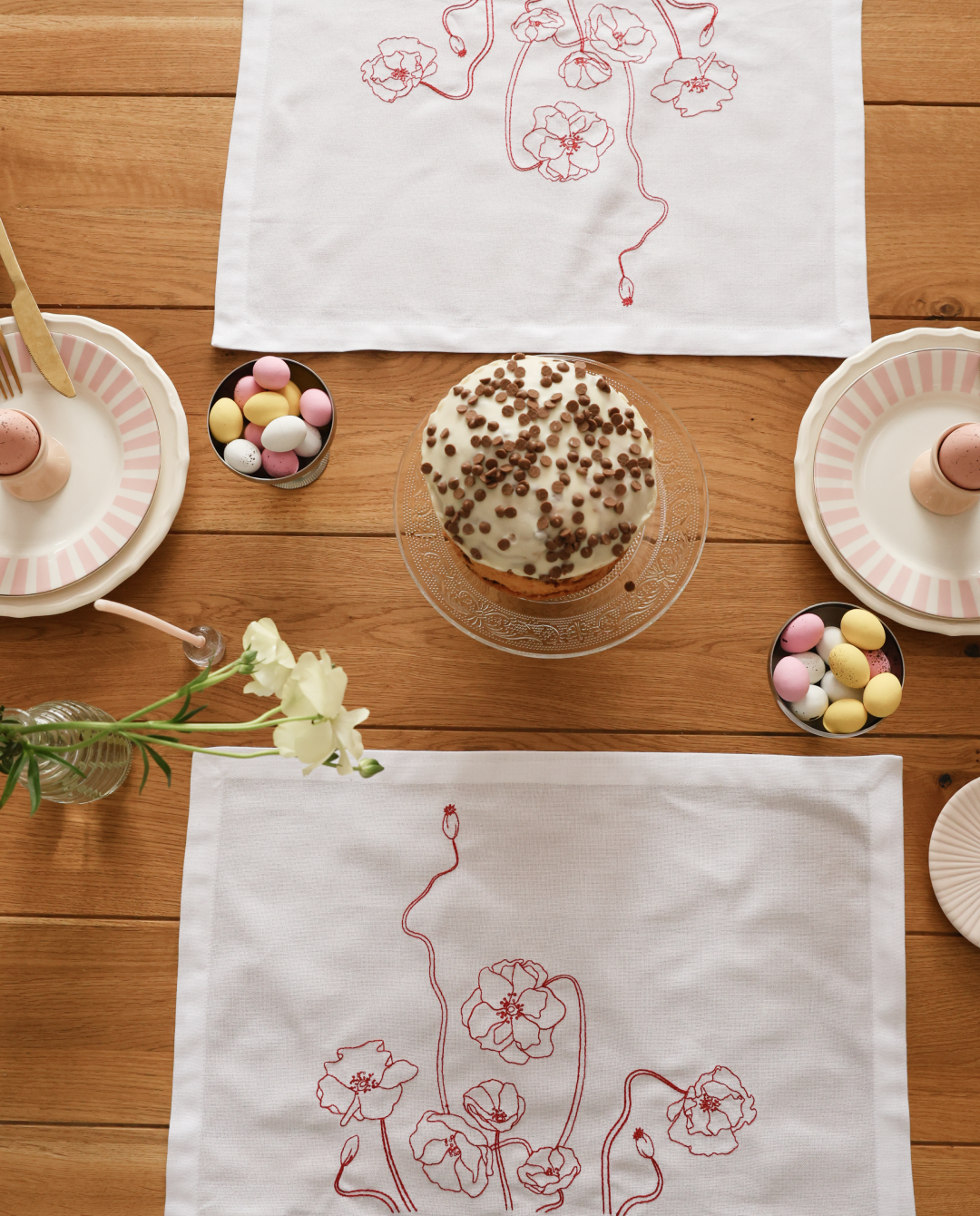 Set of napkins "Poppy Blossom"