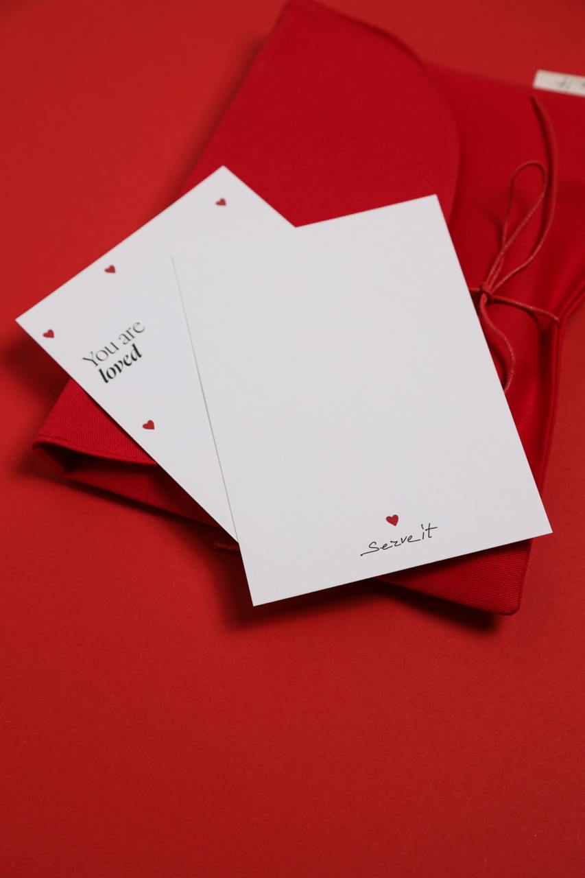 Fine Hearts Linen Napkin Set