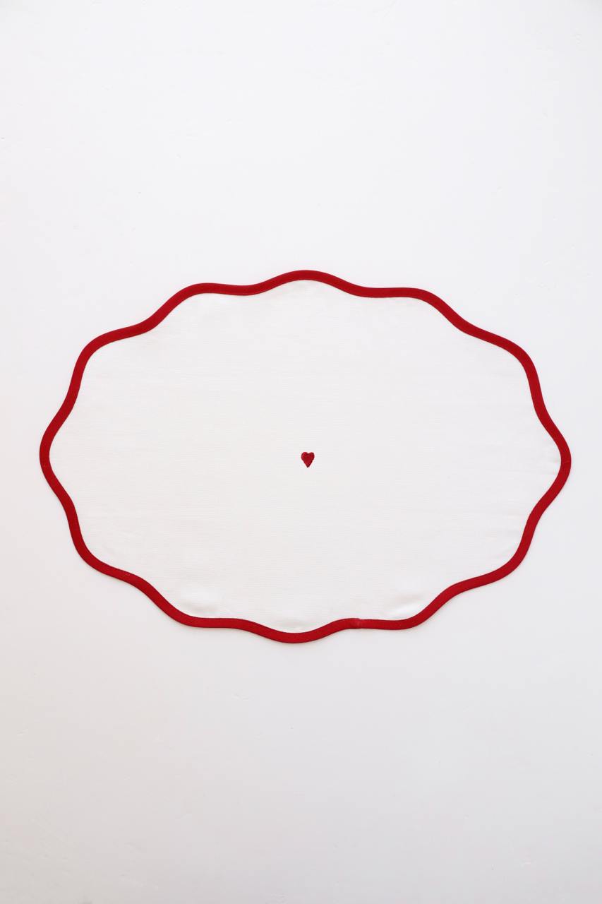 Fine Heart Linen Napkin Set