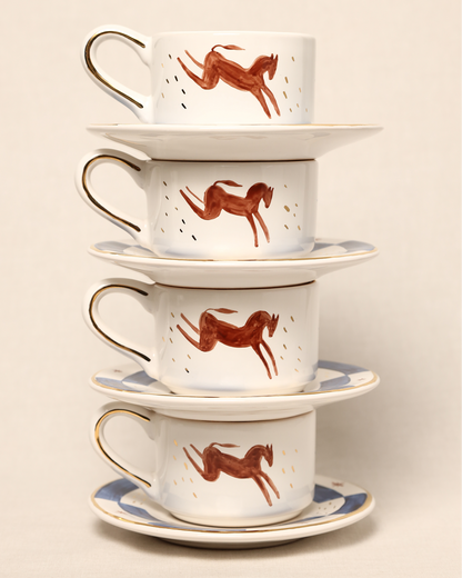 Чашка з блюдцем «Казкокінь»