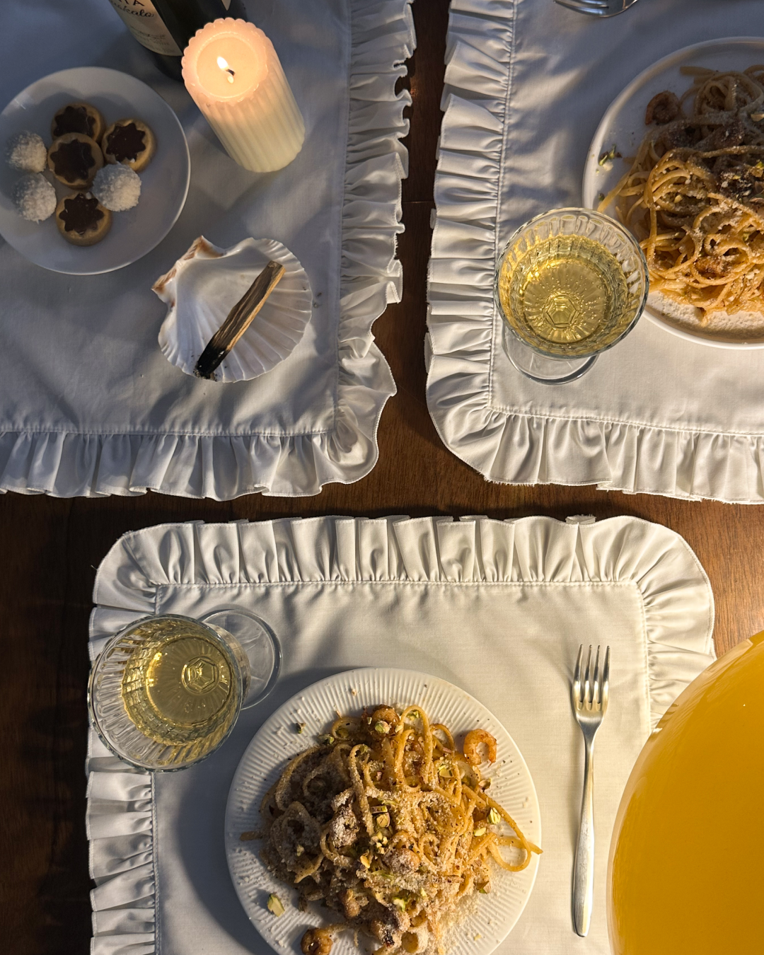 Набір серветок Fine Curles [слонова кістка]