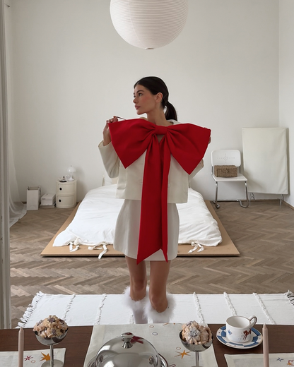 Ялинкова прикраса «Новорічний бант»