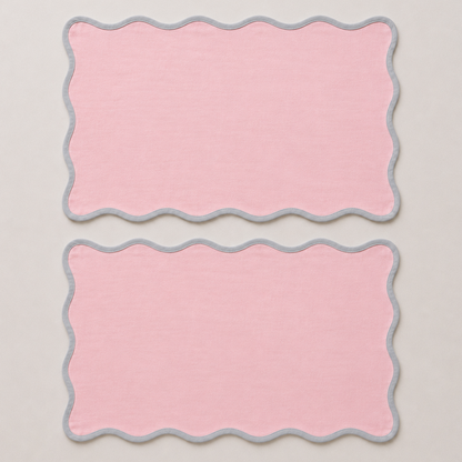 Fine Waves Napkin Set [Yellow]