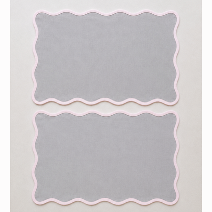 Fine Waves Napkin Set [Yellow]