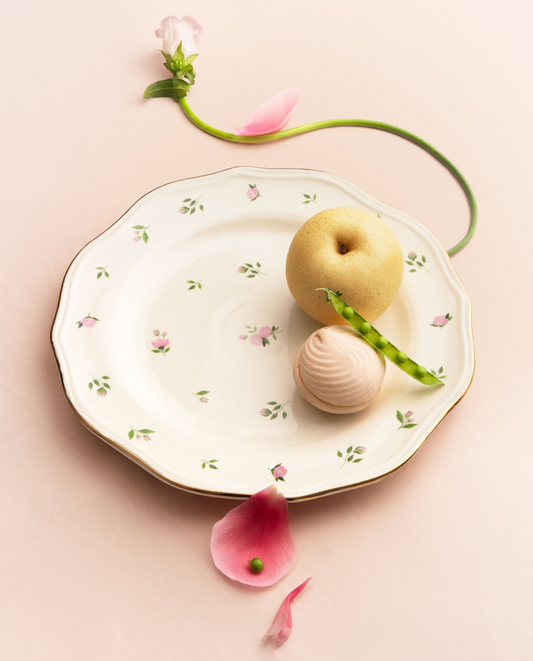 Порцелянова тарілка Троянди