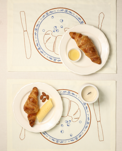 Fine Plates Napkin Set [Bread and Butter]