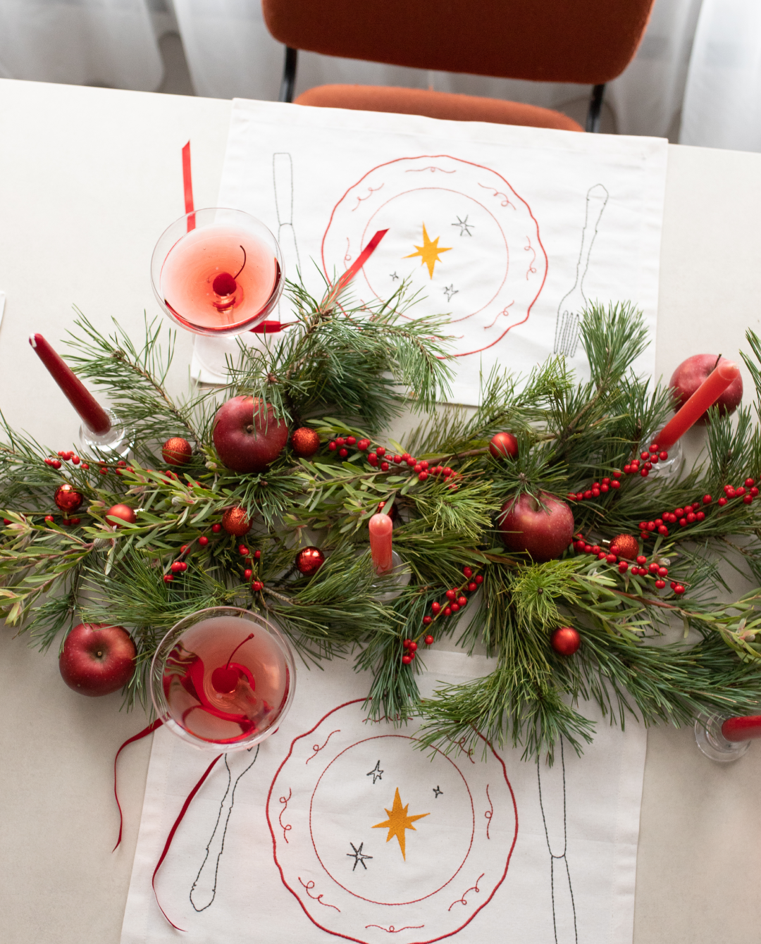 Набір серветок Holiday Fine Plates [іскра + зірка]