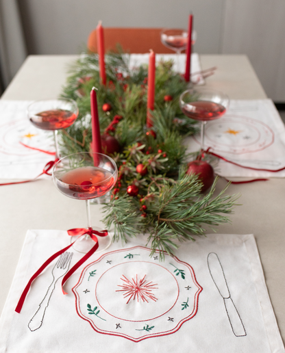 Набір серветок Holiday Fine Plates [іскра + зірка]